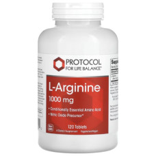 Аргінін Protocol for Life Balance Arginine 1000 mg 120 Tabs