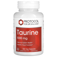 Таурін Protocol for Life Balance Taurine 1000 mg 100 Veg Caps