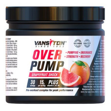Комплекс до тренування Vansiton Over Pump 450 g /30 servings/ Grapefruit Shock