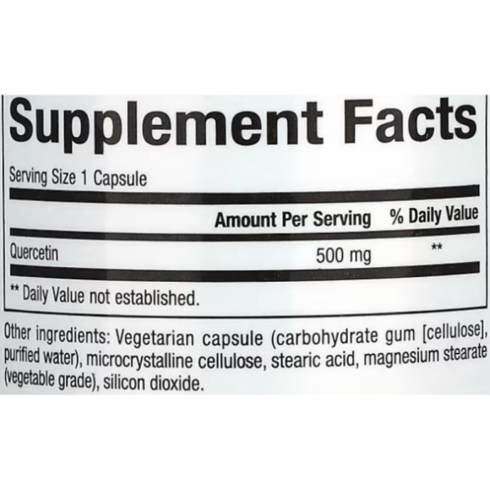 Кверцетін Natural Factors Immune Support Quercetin 500 mg 60 Veg Caps