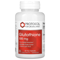 Глутатіон Protocol for Life Balance Glutathione 500 mg 60 Veg Caps