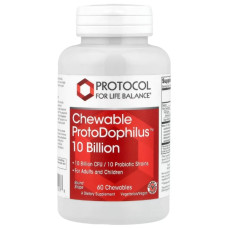 Пробіотик Protocol for Life Balance ProtoDophilus 10 Billion 60 Chewables