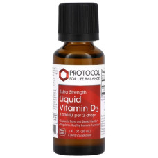Вітамін D Protocol for Life Balance Liquid Vitamin D3, Extra Strength , 2,000 IU 30 ml /375 servings/ Вітамін D Protocol for Life Balance Liquid Vitamin D3, Extra Strength , 2,000 IU 30 ml /375 servings/