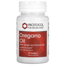 Олія Орегано Protocol for Life Balance Oregano Oil with Ginger and Fennel Oils 90 Softgels