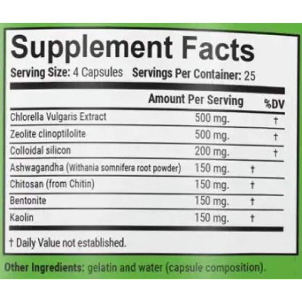 Детокс GARO Nutrition Detox 100 Caps