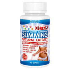 Комплекс для зниження ваги Bioactive Universe Detox Slimming Natural Extract 90 Caps