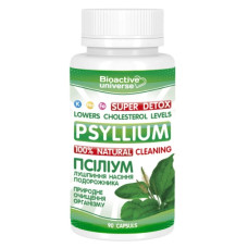 Покращення роботи кишечника Bioactive Universe Psillium Super Detox Caps 90 Caps
