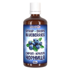 Комплекс для профілактики зору Bioactive Universe Blueberries Syrup-Drops 100 ml /20 servings/