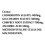 Препарат для суглобів та зв'зок Bioactive Universe Arthrocomplex Hondroitine Glucosamine Plus Active Comfrey Extract 90 Caps