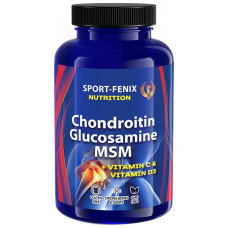 Хондропротектор (для спорту) SPORT-FENIX Chondroitin Glucosamine MSM  + Vitamins С&D3 180 Caps