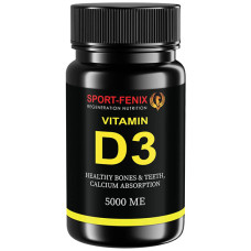 Вітамін D для спорту SPORT-FENIX Vitamin D3 5000 ME 60 Tabs