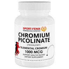 Мікроелемент Хром для спорту SPORT-FENIX Chromium Picolinate 1000 mcg 120 Caps