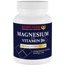 Вітамінно-мінеральний комплекс для спорту SPORT-FENIX Magnesium with Vitamin B6 90 Caps