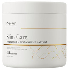 Комплексний жироспалювач OstroVit Slim Care Glucomannan & L-Carnitine & Green Tea Extract 180 Caps