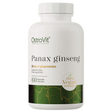 Натуральна добавка для спорту OstroVit Vege Panax Ginseng 60 Veg Caps