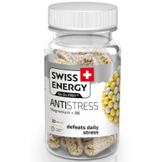 Комплекс для профілактики нервової системи Swiss Energy ANTISTRESS Magnesium+B6 30 Caps Комплекс для профілактики нервової системи Swiss Energy ANTISTRESS Magnesium+B6 30 Caps