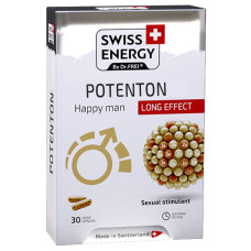 Комплекс для профілактики репродуктивної функції у чоловіків Swiss Energy Potenton 30 Veg Caps