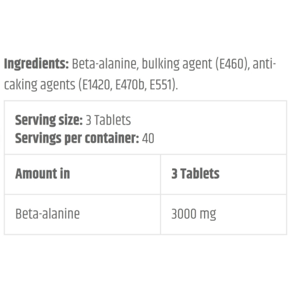 Бета-аланін для спорту Kevin Levrone Gold Beta Alanine 120 Tabs