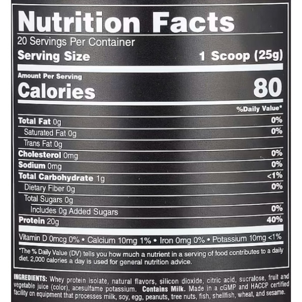 Протеїн Universal Nutrition Animal Clear Whey Isolate 500 g /20 servings/ Watermelon Limeade