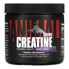 Креатин моногідрат Universal Nutrition Animal Creatine chews 120 Chewable Tabs Grape