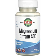 Мікроелемент Магній KAL Magnesium Citrate 400 mg 60 Tabs