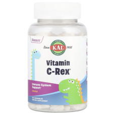 Вітамін C KAL Vitamin C-Rex 100 mg 100 Chewables Orange