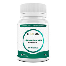 Ашваганда Biotus Ashwagandha 1350 mg 60 Caps