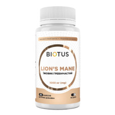 Грибний комплекс Biotus Lion's Mane 500 mg per capsule 60 Caps