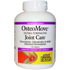 Комплекс для суглобів Natural Factors OsteoMove Extra Strength Joint Care, Glucosamine, Chondroitin & MSM 120 Tabs Комплекс для суглобів Natural Factors OsteoMove Extra Strength Joint Care, Glucosamine, Chondroitin & MSM 120 Tabs
