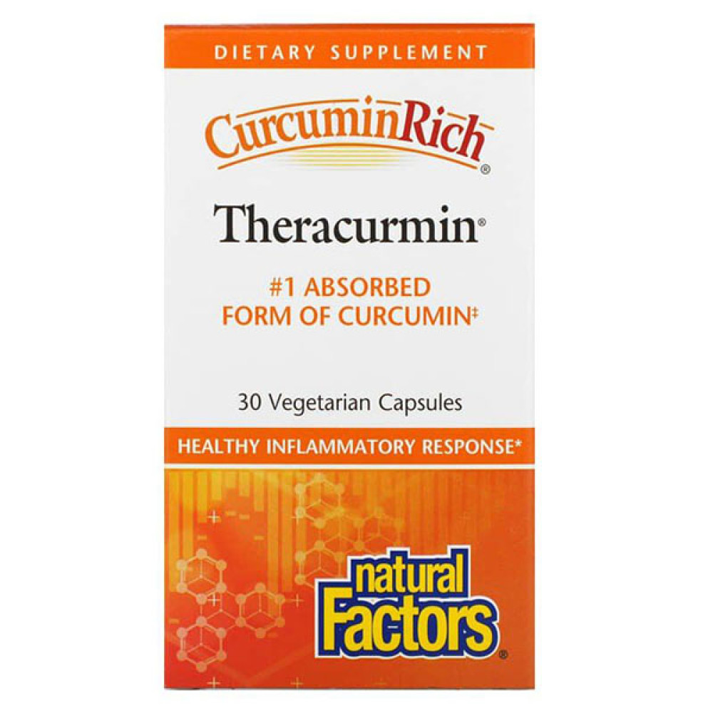 Куркума Natural Factors CurcuminRich, Theracurmin 30 mg 30 Veg Caps