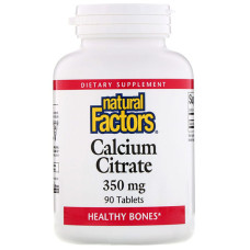 Мікроелемент Кальцій Natural Factors Calcium Citrate 350 mg 90 Tabs