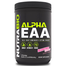 Амінокомплекс для спорту NutraBio Alpha EAA 446 g /30 servings/ Dragon Fruit Candy