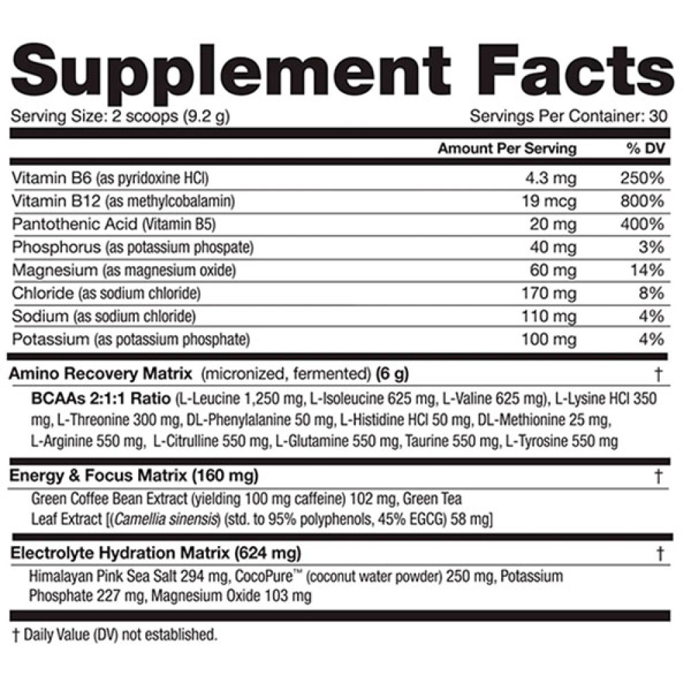 Амінокомплекс для спорту NutraBio Amino Kick 277 g /30 servings/ Raspberry Lemonade