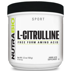 Цитрулін для спорту NutraBio Sport L-Citrulline Powder 150 g /75 servings/