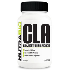 Жироспалювач NutraBio CLA 800 mg 90 Softgels