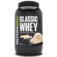Протеїн NutraBio Classic Whey Protein 907 g /27 servings/ Creamy Vanilla