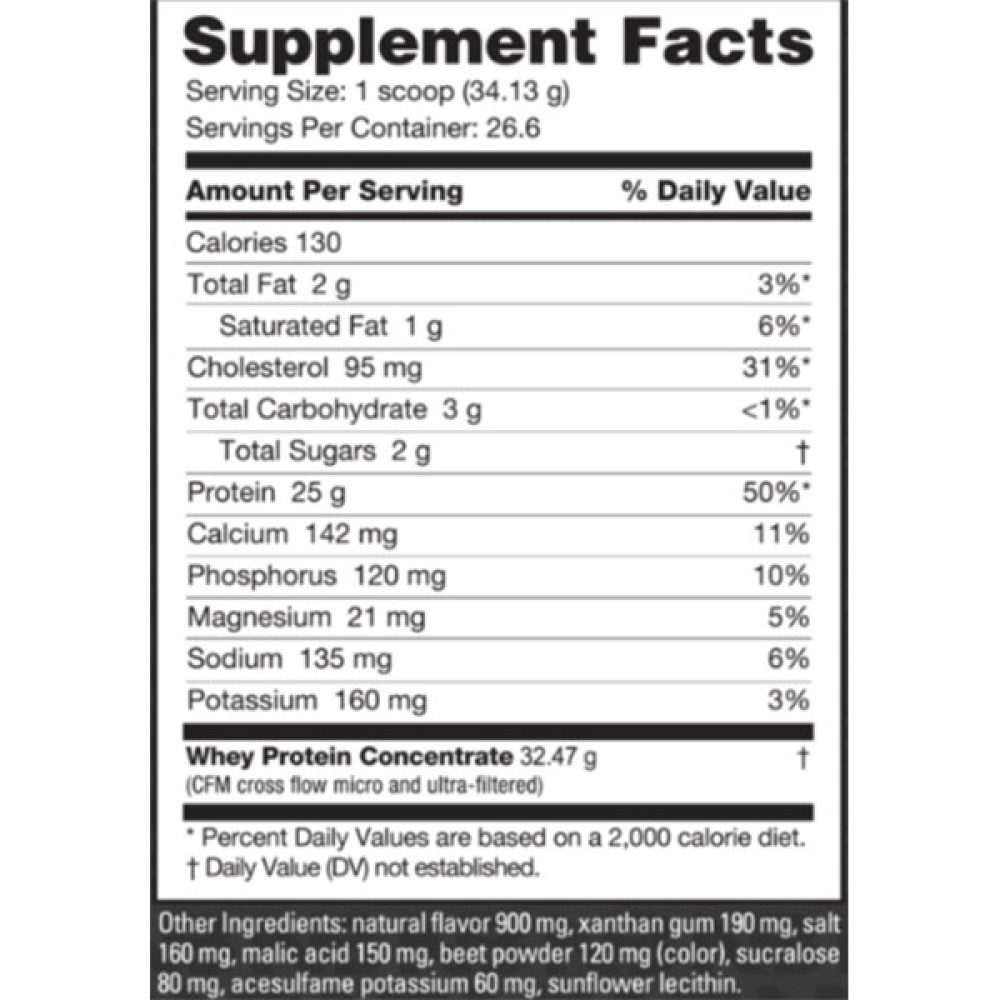 Протеїн NutraBio Classic Whey Protein 907 g /26 servings/ Strawberry Shortcake