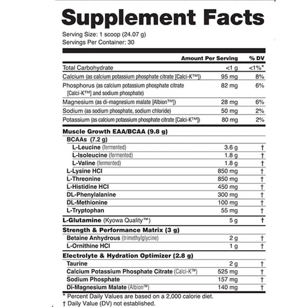 Амінокомплекс для спорту NutraBio Intra Blast 717 g /30 servings/ Tropical Fruit Punch
