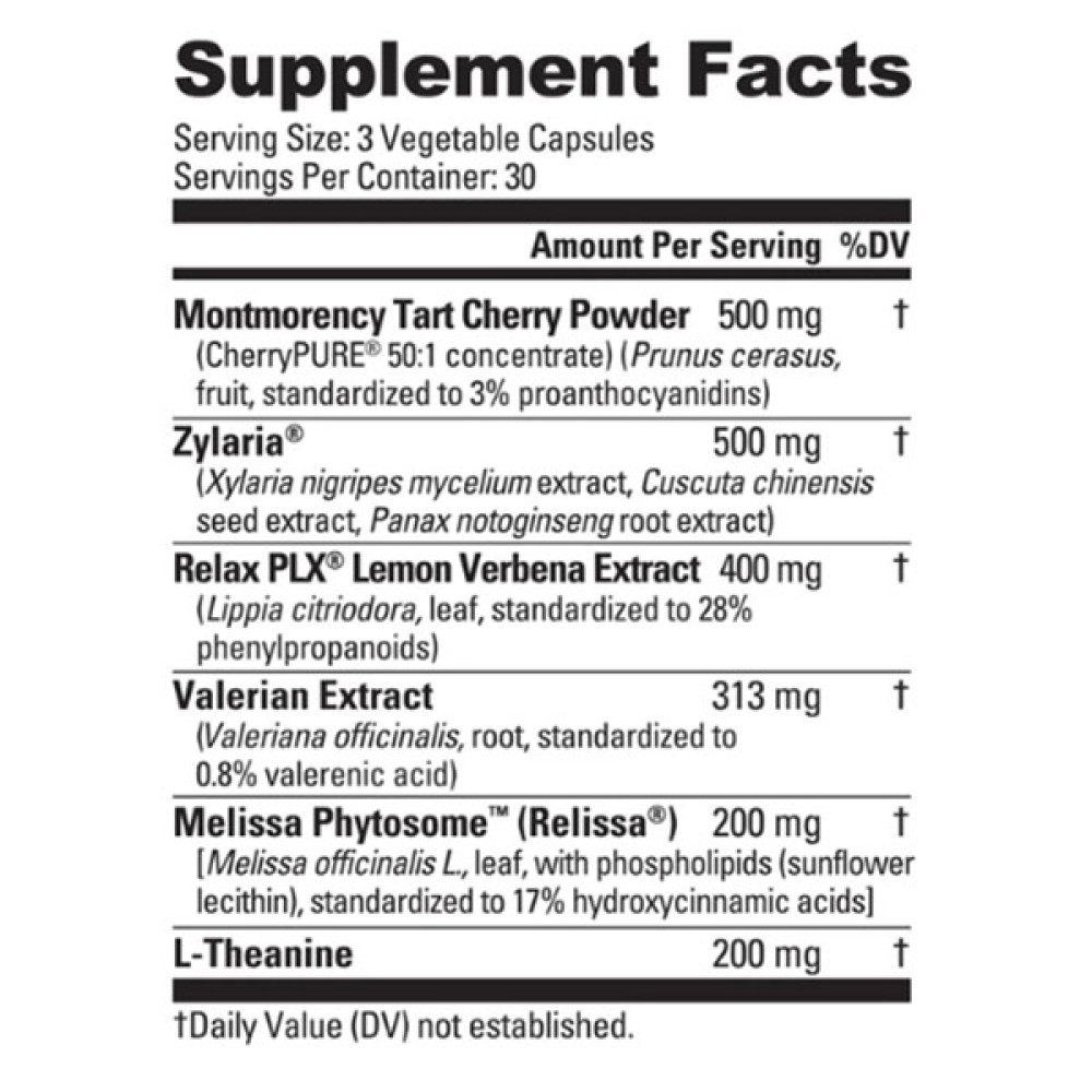 Комплекс для сну NutraBio SLEEP - Advanced Deep Sleep Support Melatonin Free 90 Caps