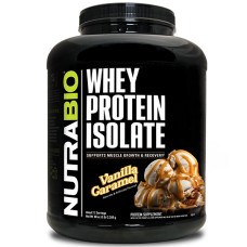 Протеїн NutraBio Whey Protein Isolate 2268 g /76 servings/ Vanilla Caramel