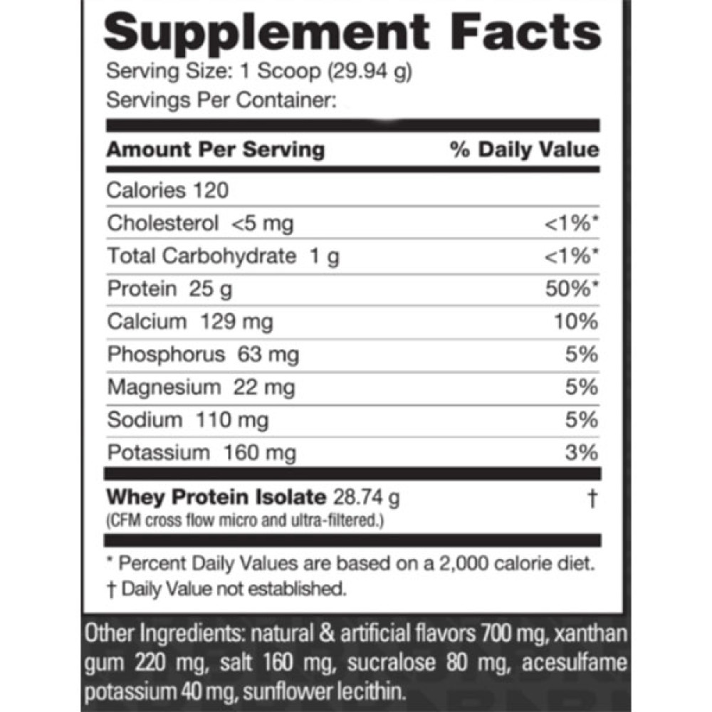 Протеїн NutraBio Whey Protein Isolate 907 g /30 servings/ Cinnamon Sugar Donut