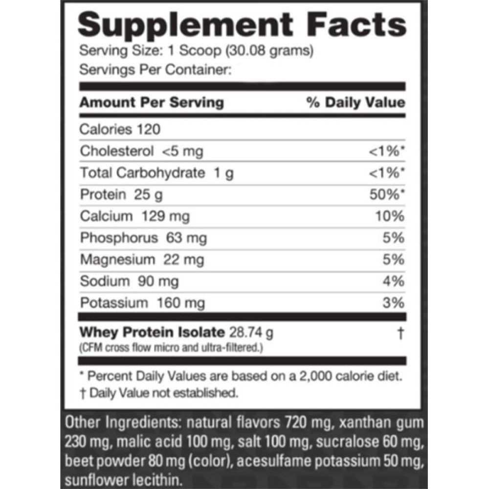 Протеїн NutraBio Whey Protein Isolate 907 g /30 servings/ Strawberry Ice Cream