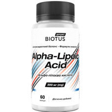 Альфа-ліпоєва кислота Biotus Alpha Lipoic Acid 300 mg 60 Caps
