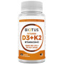 Комплекс Вітамін D3+K2 Biotus D3+K2 5000 IU/50 mcg 120 Caps
