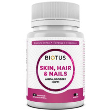 Комплекс для шкіри, волосся, нігтів Biotus Skin, Hair & Nails 30 Tabs