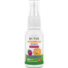 Вітамін D Biotus Vitamin D3 Spray 200 IU/5 mcg 30 ml Raspberry