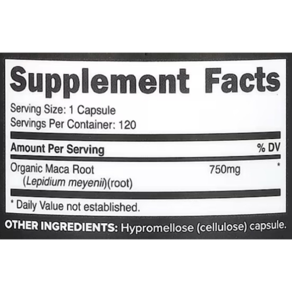 Мака Primaforce Maca Root 750 mg 120 Caps