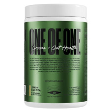 Натуральна добавка для спорту ONE OF ONE Greens+Gut Health 360 g /30 servings/ Lemon Ice Tea