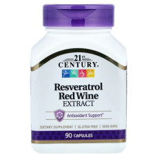 Ресвератрол 21st Century Resveratrol Red Wine Extract 90 Caps