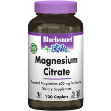 Мікроелемент Магній Bluebonnet Nutrition Magnesium Citrate 400 mg 120 Tabs BLB0731